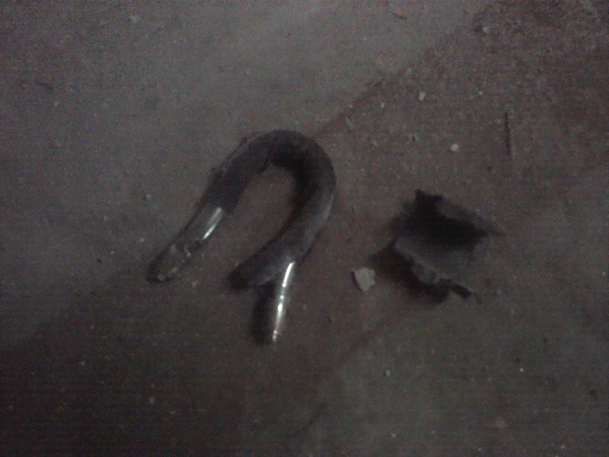 Broken D-lock
